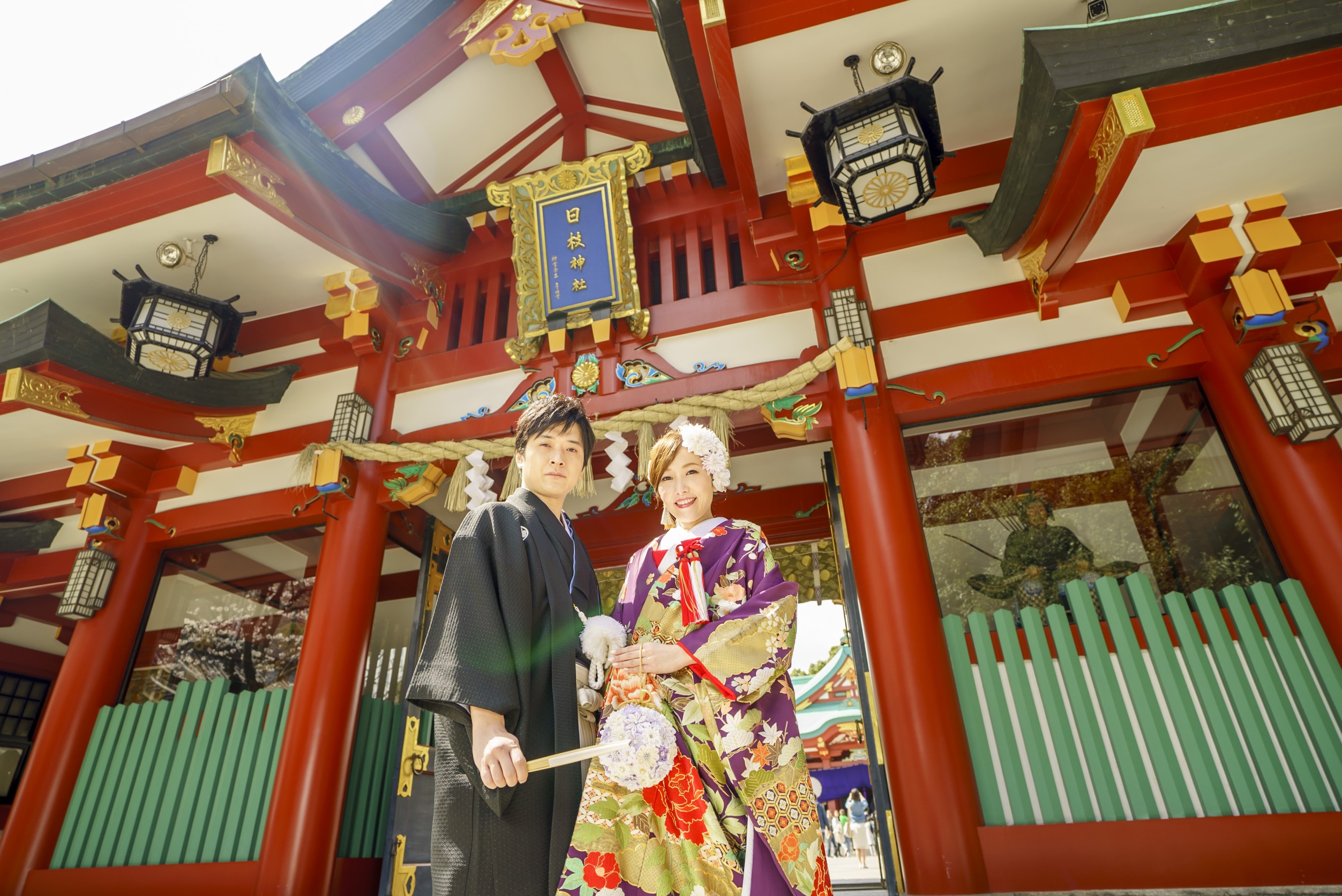 桜満開の日に 理想が詰め込まれた 日枝神社 での挙式レポをご紹介 美花嫁図鑑 Farny ファーニー お洒落で可愛い花嫁レポが満載 Byプラコレ