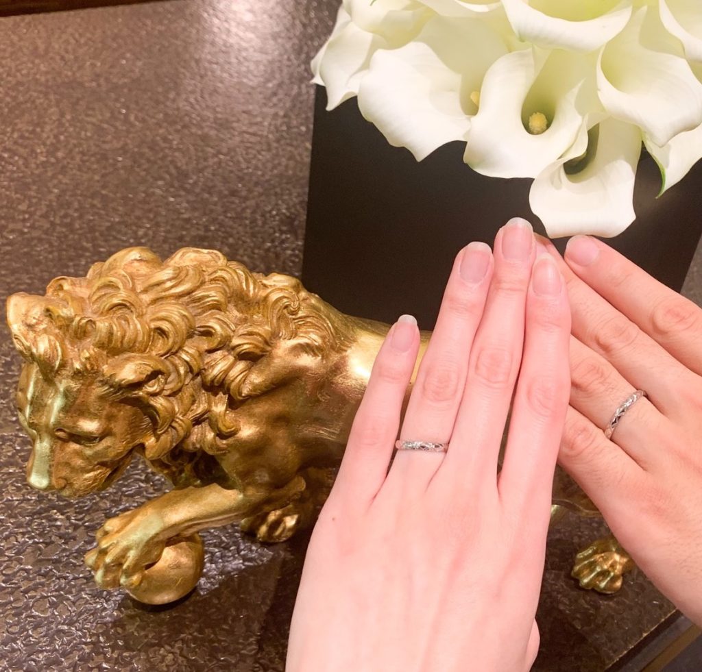 結婚指輪は一目惚れした「CHANEL」♡* これから毎日身に着けるからこそお気に入りのデザインを♩ | 美花嫁図鑑  farny(ファーニー)｜お洒落で可愛い花嫁レポが満載！byプラコレ