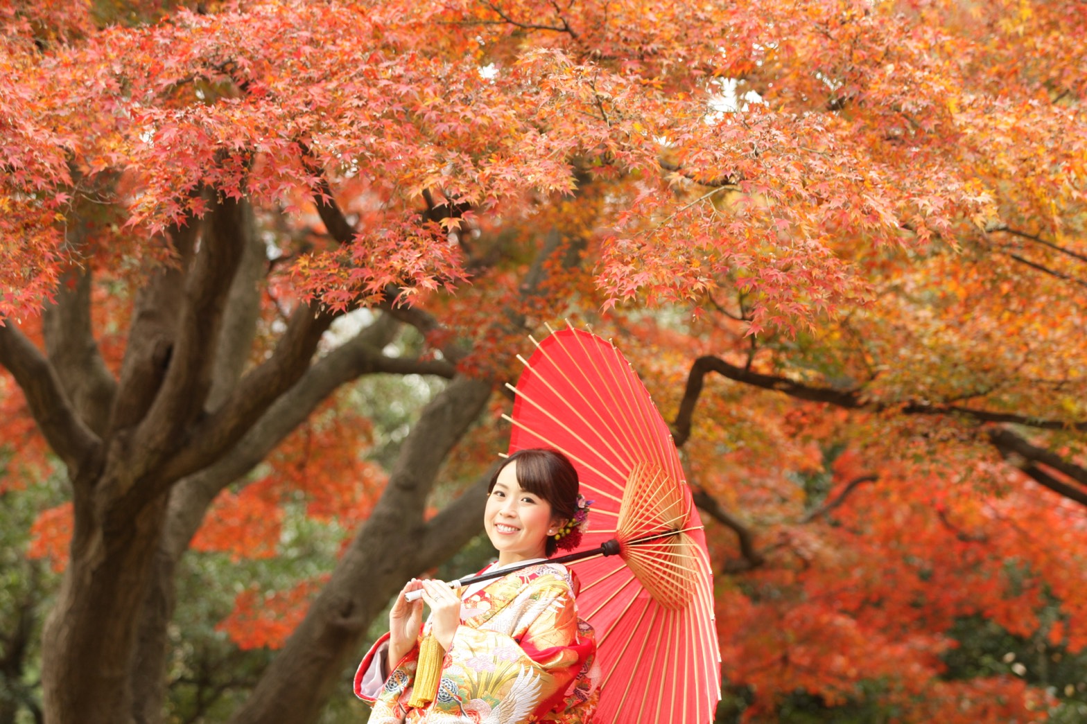 タイムスケジュール付き 浜離宮恩賜庭園での紅葉前撮り スタジオでの白無垢フォトの流れをご紹介 美花嫁図鑑 Farny ファーニー お洒落で可愛い花嫁レポが満載 Byプラコレ